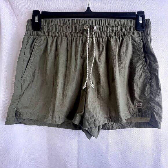 Avalanche Light Green Nylon Pull On Athletic Running Shorts Size Medium - Picture 8 of 8